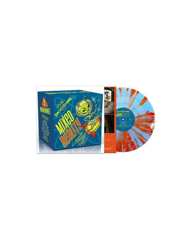 Gin Blossoms Mixed Reality (Blue Orange Splatter) Vinyl Record $14.62 Vinyl