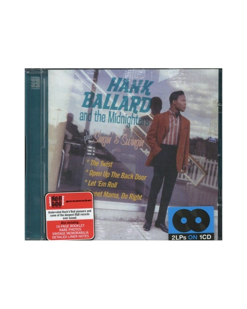 Hank Ballard CD - Hank Ballard & The Midnighters / Singin & Swingin $6.88 CD