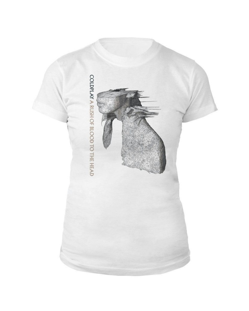 Coldplay A Rush Of Blood To The Head Album Cover Women's Tee $9.73 Shirts