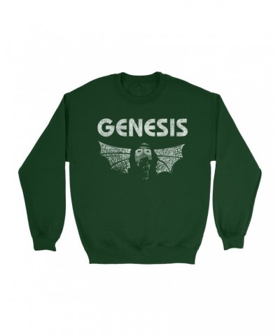 Genesis Sweatshirt | Vintage White Band Logo Distressed Sweatshirt $16.78 Sweatshirts