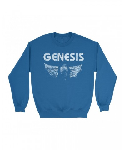 Genesis Sweatshirt | Vintage White Band Logo Distressed Sweatshirt $16.78 Sweatshirts