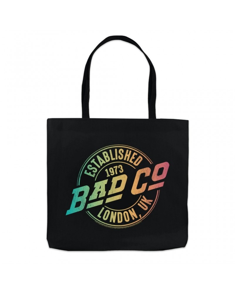 Bad Company Tote Bag | Rainbow Ombre Est. 1973 London Logo Bag $9.60 Bags