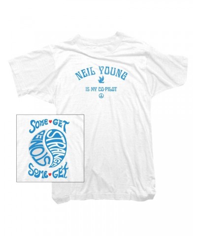 Neil Young Co-Pilot White T-shirt $15.50 Shirts