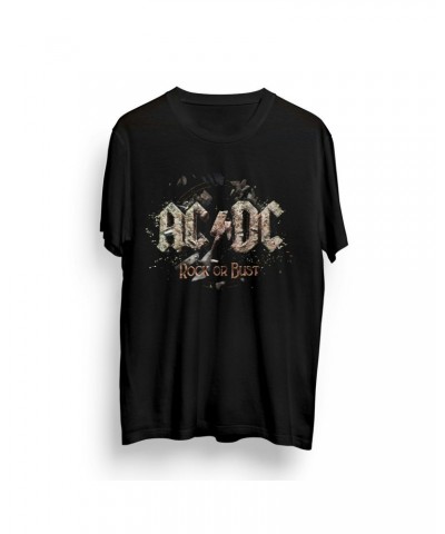 AC/DC Rock Or Bust Exploding Logo T-Shirt $12.30 Shirts