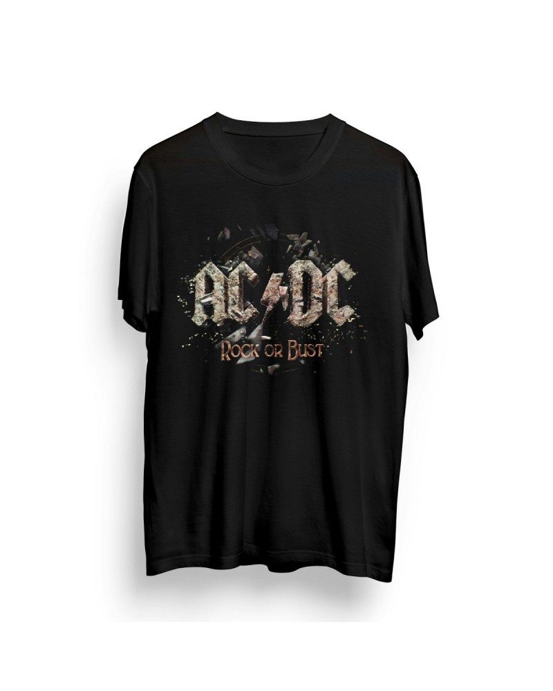 AC/DC Rock Or Bust Exploding Logo T-Shirt $12.30 Shirts