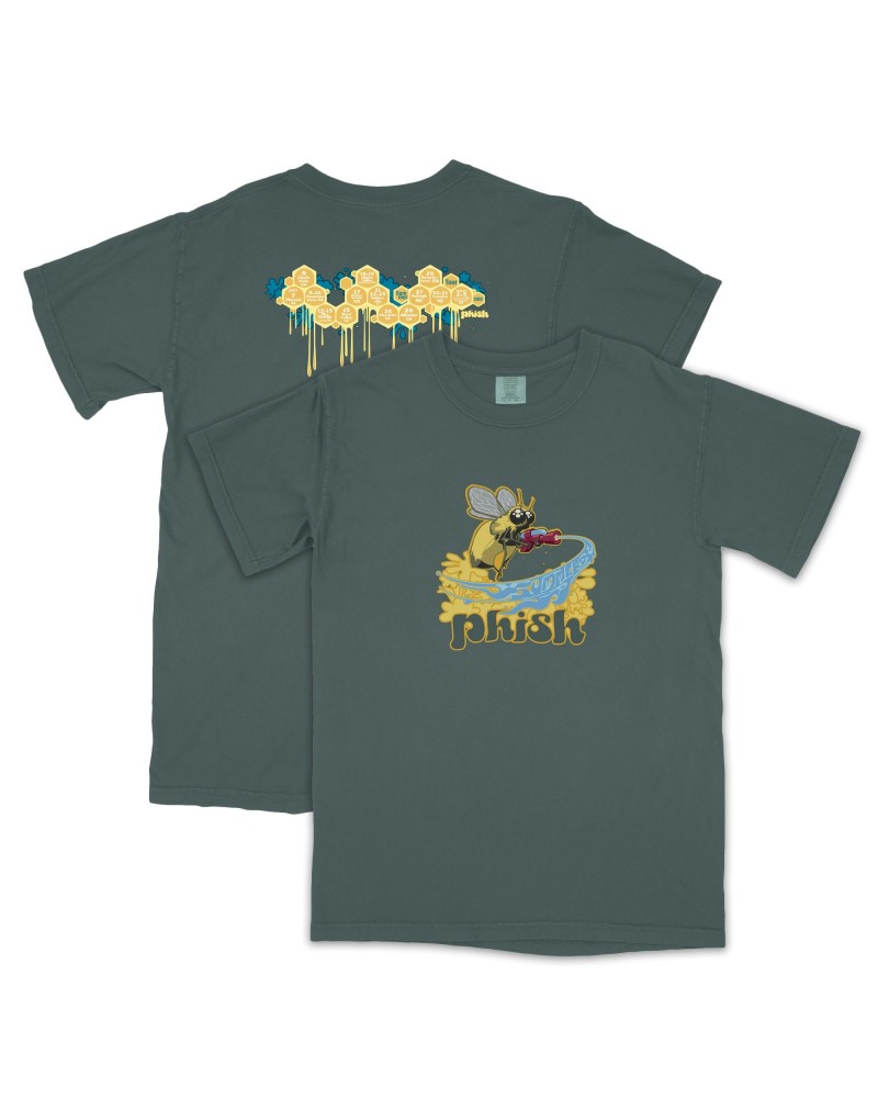 Phish Summer 2003 Bee Tee on Heavy Spruce Green $8.50 Shirts