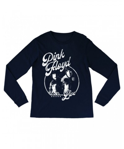 Pink Floyd Long Sleeve Shirt | Live In Concert Distressed Shirt $13.78 Shirts