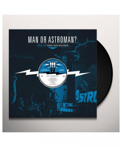 Man Or Astro-Man? Live at Third Man Records Vinyl Record $6.55 Vinyl