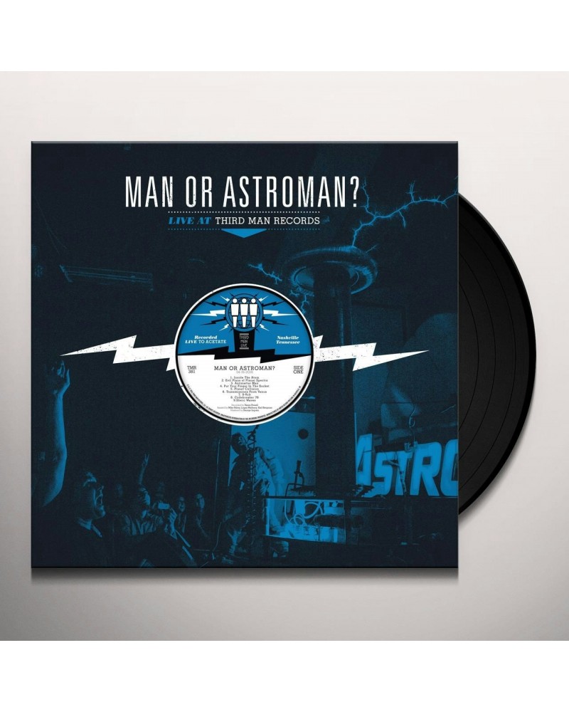 Man Or Astro-Man? Live at Third Man Records Vinyl Record $6.55 Vinyl