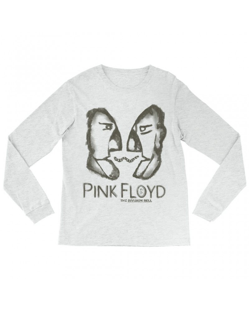 Pink Floyd Long Sleeve Shirt | Bioworld Division Bell Pencil Sketch Shirt $11.98 Shirts