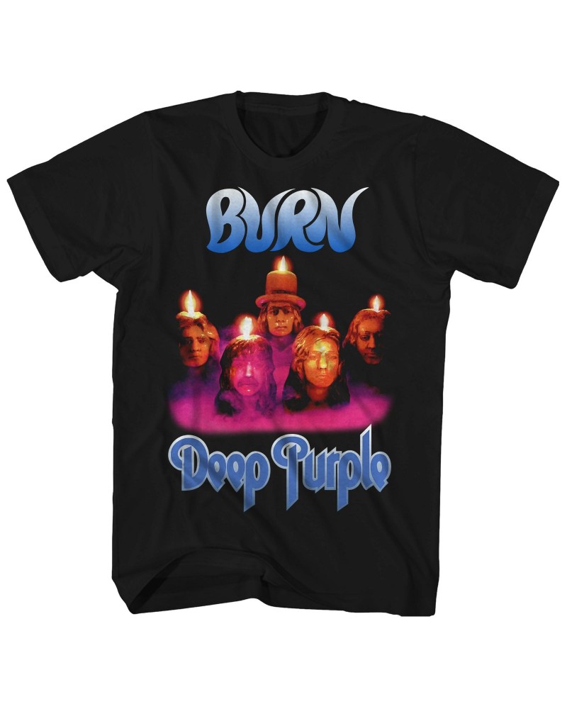 Deep Purple T-Shirt | Burn Album Art Shirt $8.73 Shirts