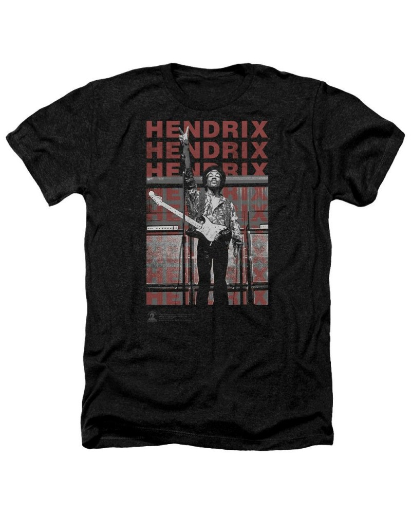 Jimi Hendrix Give It All Heather Black T-Shirt $11.25 Shirts