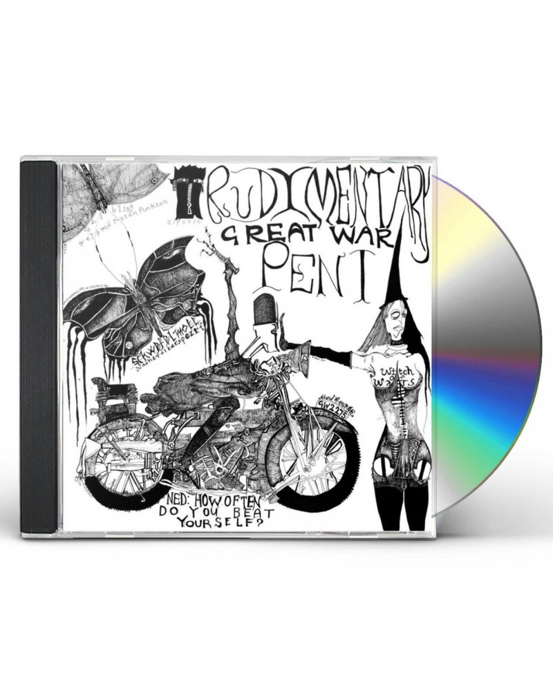 Rudimentary Peni GREAT WAR CD $9.50 CD