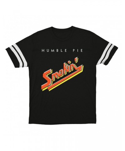 Humble Pie T-Shirt | Smokin' Album Design Football Shirt $10.21 Shirts