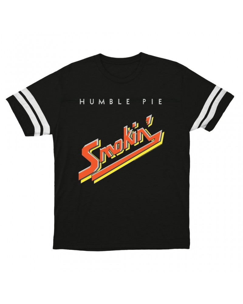 Humble Pie T-Shirt | Smokin' Album Design Football Shirt $10.21 Shirts