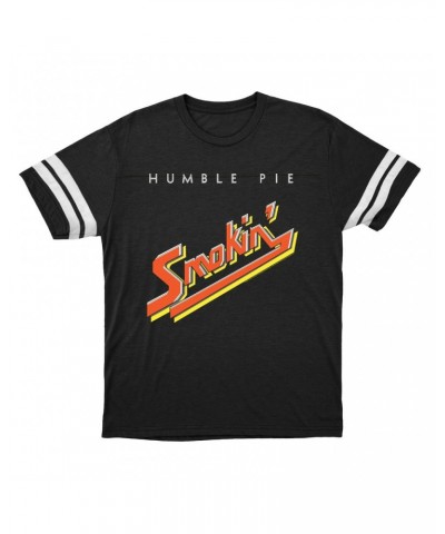 Humble Pie T-Shirt | Smokin' Album Design Football Shirt $10.21 Shirts