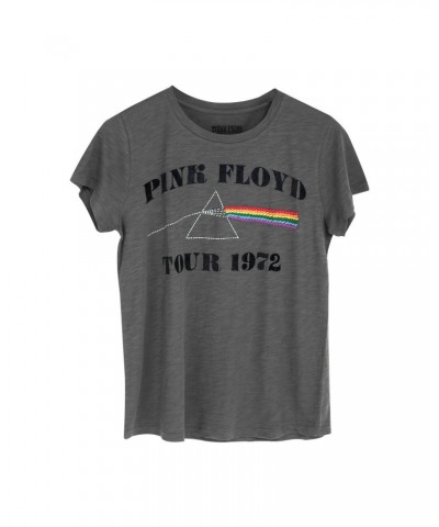 Pink Floyd Tour 1972 Embroidered Dark Side Grey T-shirt $9.30 Shirts