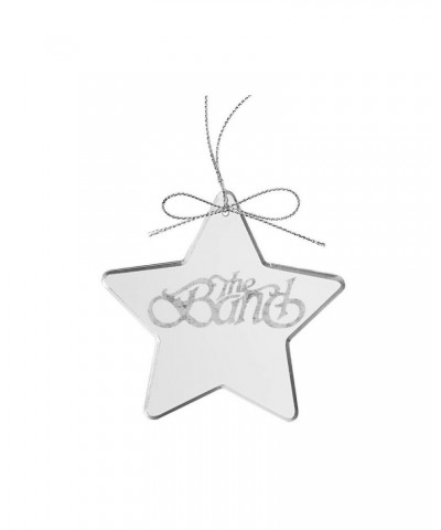 The Band Curled Logo Star Laser-Etched Glass Ornament $6.88 Decor