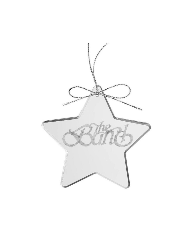 The Band Curled Logo Star Laser-Etched Glass Ornament $6.88 Decor