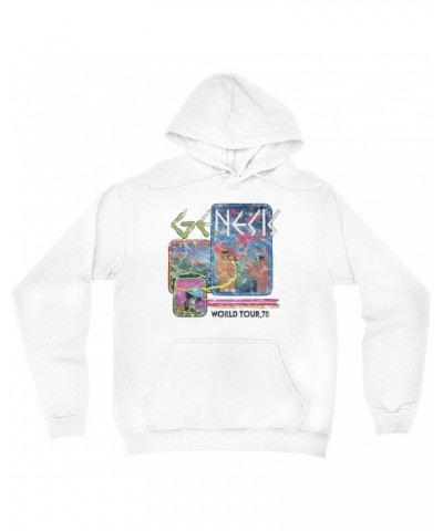 Genesis Hoodie | And Then There Were Three '78 World Tour Distressed Hoodie $18.78 Sweatshirts