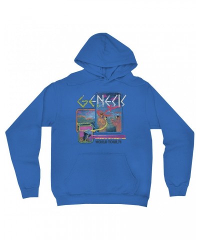 Genesis Hoodie | And Then There Were Three '78 World Tour Distressed Hoodie $18.78 Sweatshirts