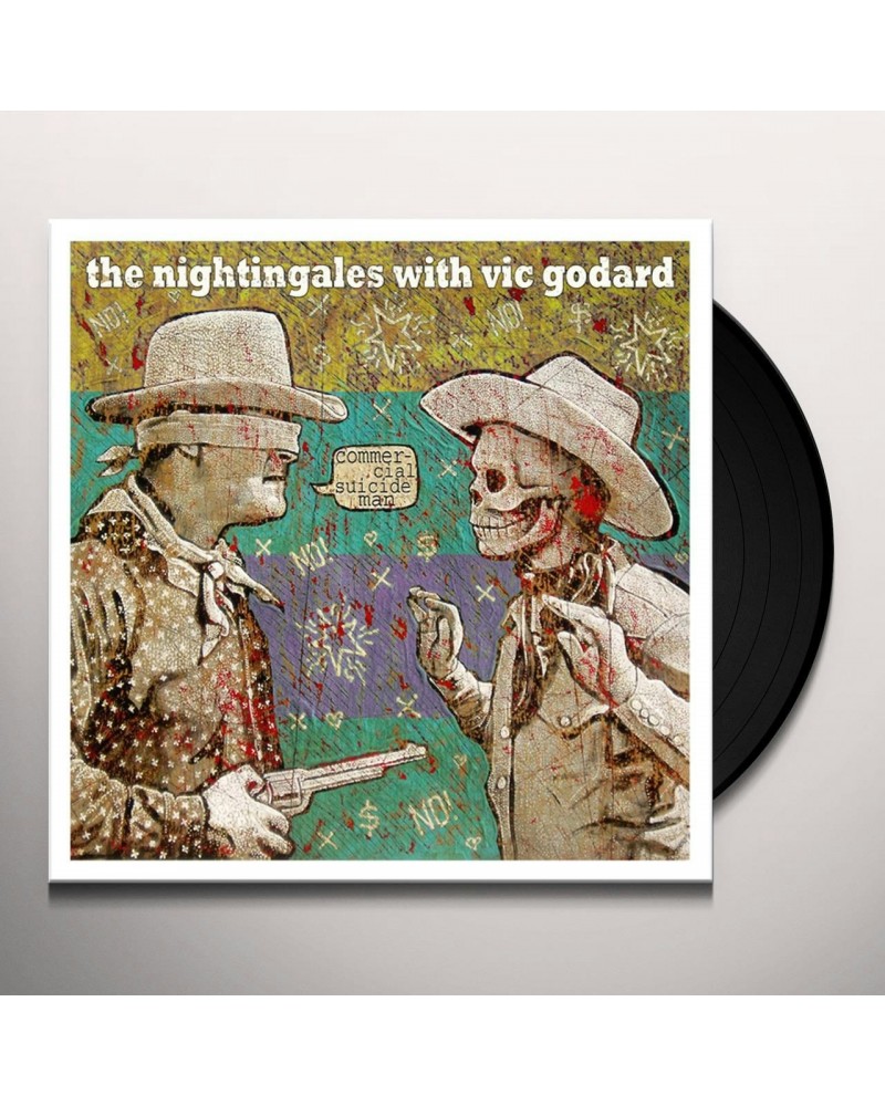 Nightingales / Vic Godard COMMERCIAL SUICIDE MAN / ACE OF HEARTS / UNDERDOG Vinyl Record $6.85 Vinyl