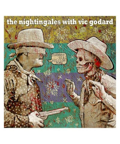 Nightingales / Vic Godard COMMERCIAL SUICIDE MAN / ACE OF HEARTS / UNDERDOG Vinyl Record $6.85 Vinyl