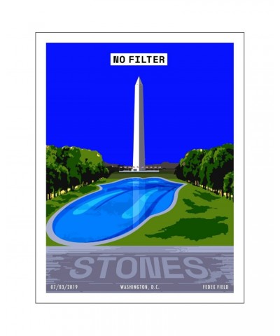 The Rolling Stones Washington D.C. Lithograph $18.80 Decor