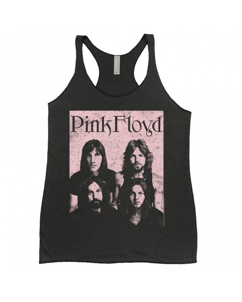 Pink Floyd Ladies' Tank Top | Pink Meddle Portrait Distressed Shirt $8.69 Shirts