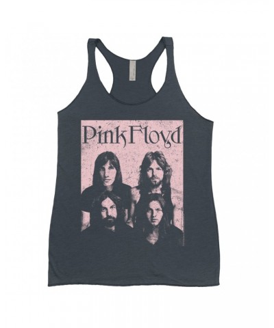 Pink Floyd Ladies' Tank Top | Pink Meddle Portrait Distressed Shirt $8.69 Shirts