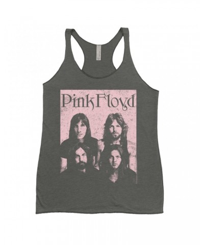 Pink Floyd Ladies' Tank Top | Pink Meddle Portrait Distressed Shirt $8.69 Shirts