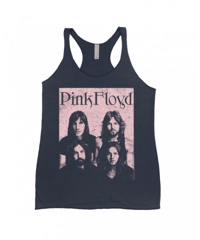 Pink Floyd Ladies' Tank Top | Pink Meddle Portrait Distressed Shirt $8.69 Shirts