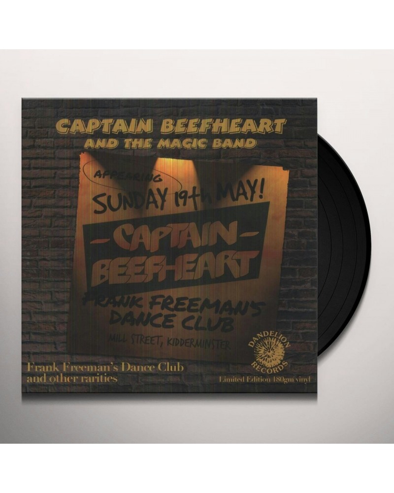 Captain Beefheart & His Magic Band FRANK FREEMAN'S DANCE CLUB Vinyl Record $10.17 Vinyl