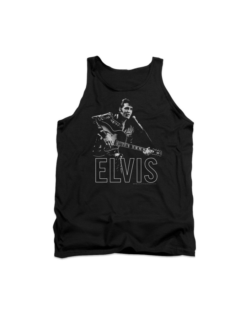 Elvis Presley Guitar In Hand Tank Top $8.50 Shirts