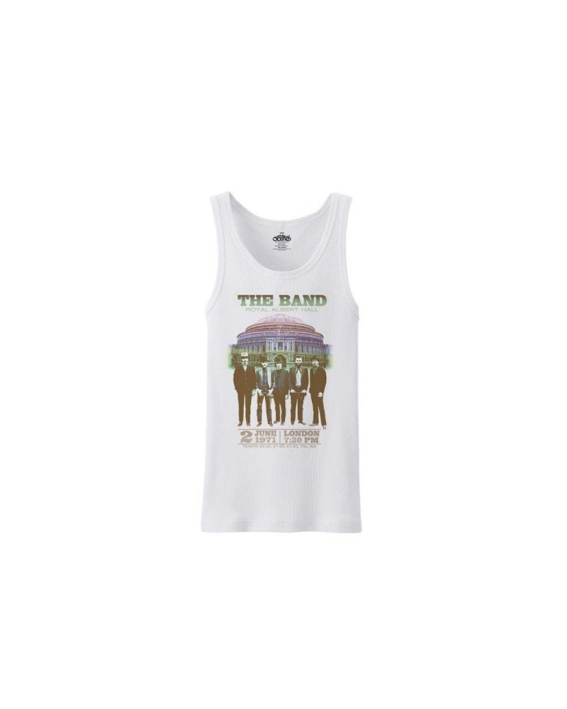 The Band Live at Royal Albert Hall 1971 White Front Print Tank Top $8.25 Shirts