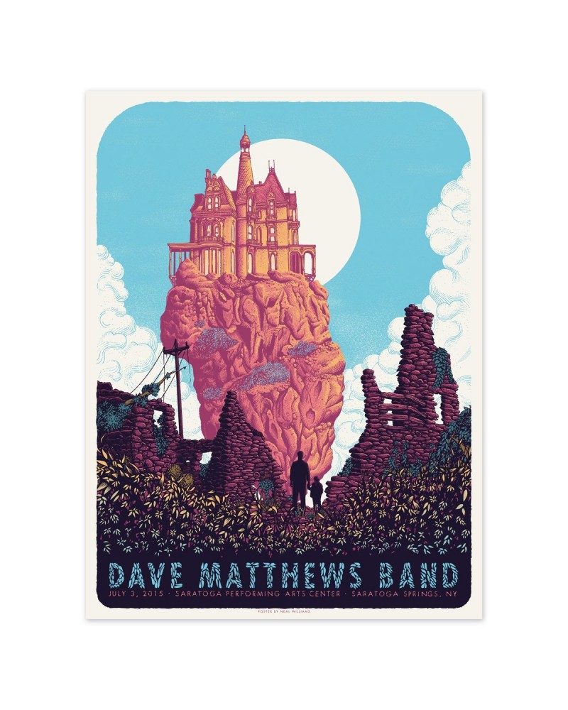 Dave Matthews Band Show Poster – Saratoga Springs NY 7/3/2015 $16.00 Decor