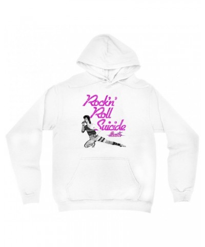 David Bowie Hoodie | Rock N' Roll Suicide Distressed Hoodie $19.58 Sweatshirts