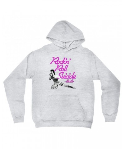 David Bowie Hoodie | Rock N' Roll Suicide Distressed Hoodie $19.58 Sweatshirts