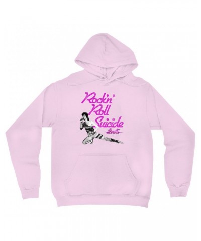 David Bowie Hoodie | Rock N' Roll Suicide Distressed Hoodie $19.58 Sweatshirts