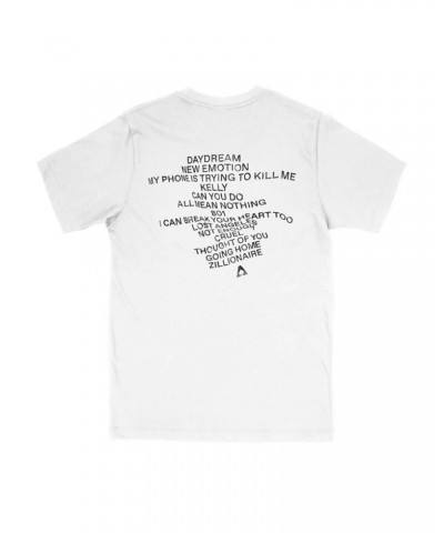 The Aces UMI Tracklist Tour Tee - White $11.04 Shirts