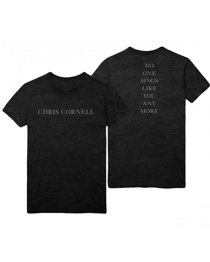 Chris Cornell No One Sings Like You Logo Tee $8.98 Shirts