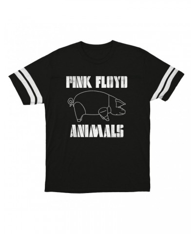 Pink Floyd T-Shirt | David Gilmour's Animals Concert Design Football Shirt $14.17 Shirts