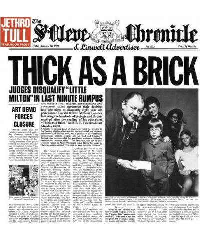 Jethro Tull THICK AS A BRICK (50TH ANNIVERSARY EDITION) Vinyl Record $9.89 Vinyl