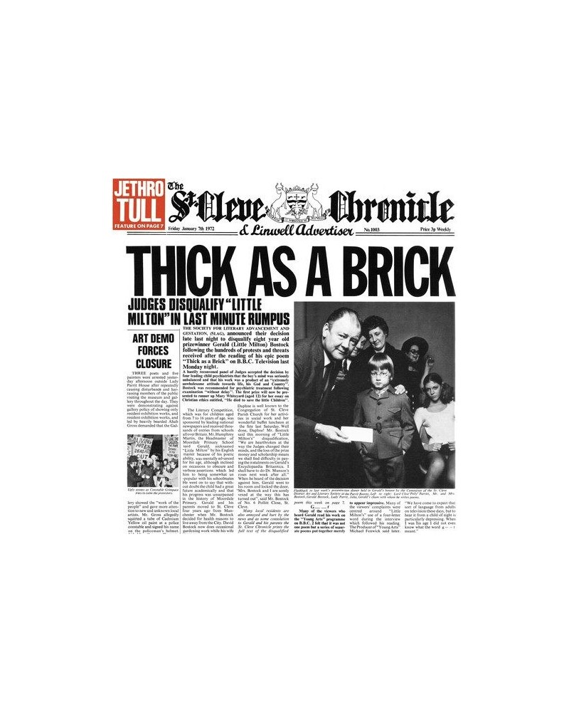 Jethro Tull THICK AS A BRICK (50TH ANNIVERSARY EDITION) Vinyl Record $9.89 Vinyl