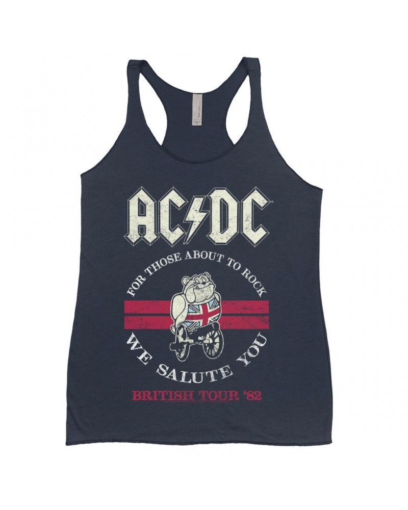 AC/DC Ladies' Tank Top | British Tour '82 Shirt $12.16 Shirts