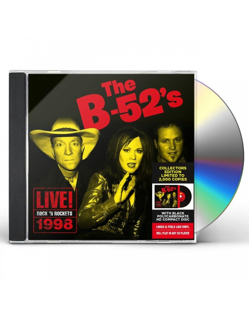 The B-52's LIVE ROCK 'N ROCKETS 1998 CD $2.30 CD