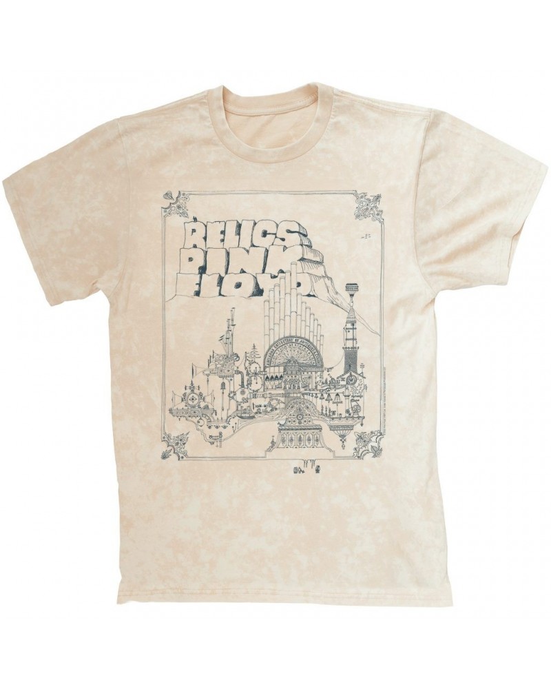 Pink Floyd T-shirt | Relics Retro Album Image Mineral Wash Shirt $9.58 Shirts