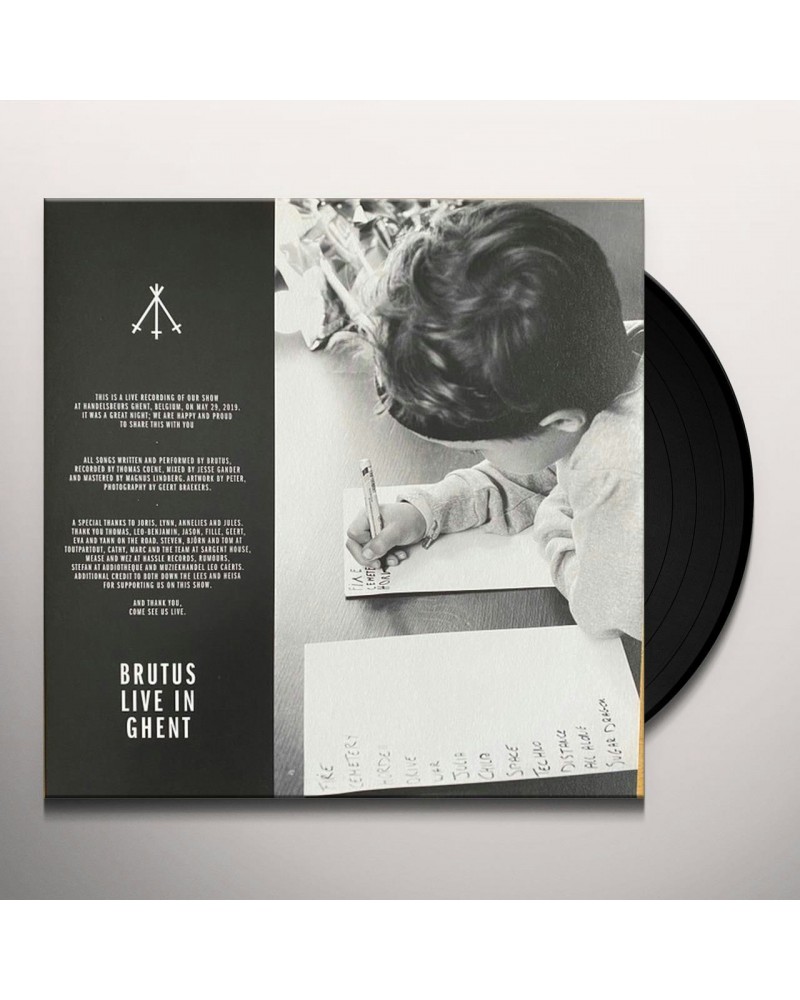 Brutus Live In Ghent Vinyl Record $12.90 Vinyl