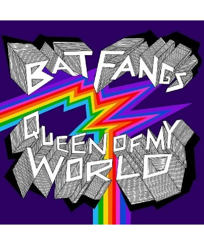 Bat Fangs QUEEN OF MY WORLD (YELLOW VINYL/DL CARD) Vinyl Record $12.72 Vinyl