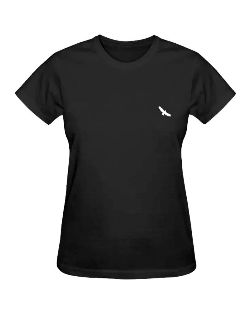 Neil Young Solo Hawk Black Women’s Caricature T-shirt $14.70 Shirts